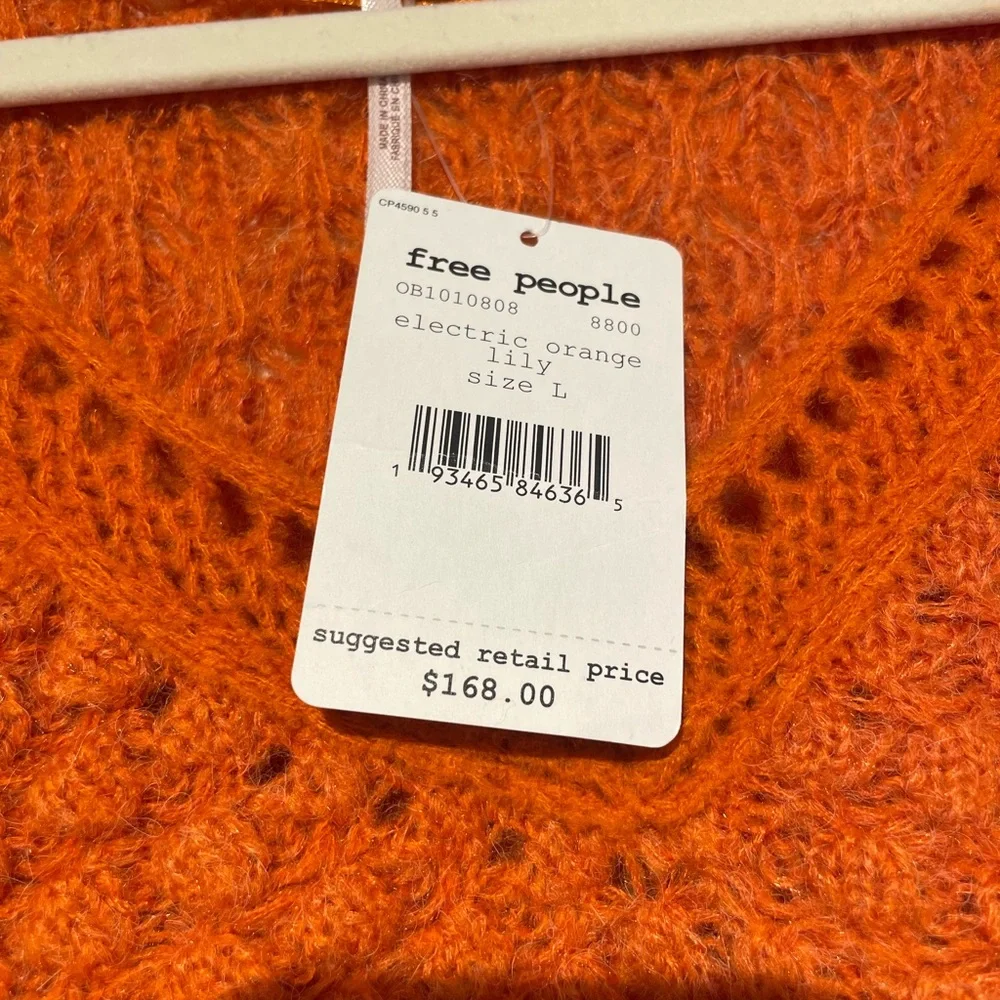 NWT! Free People Snowball Open Stitch Sweater - Picture 7 of 11